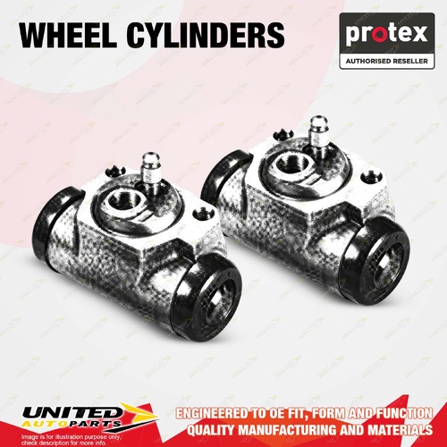 2x Rear Protex Wheel Cylinders for Ford Fairmont Falcon XM XP 2.4 2.8 3.3 Wagon