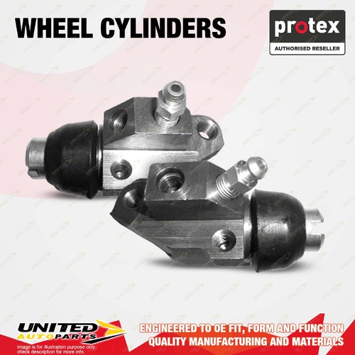 2x Front Protex Wheel Cylinders for Bedford CF 280 350 2.3L 2300 1972-1977
