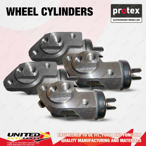 4x Front Protex Wheel Cylinders for Land Rover Series 2A 3 109 2.6 3.5 1967-1984