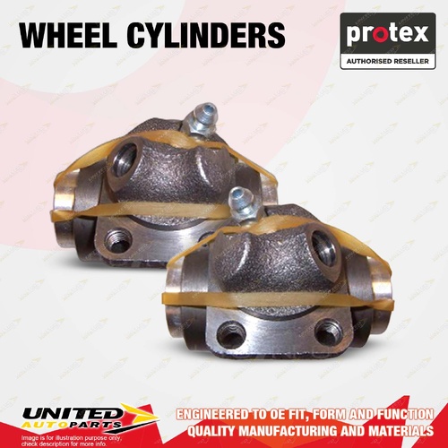 2x Front Protex Wheel Cylinders for Holden F E Series FB FC FE FJ EK 48 2.2 2.3