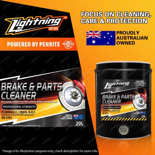 Lightning Brake & Parts Cleaner professional strength residue-free cleaner 20L