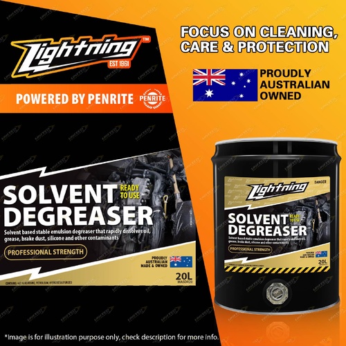 Lightning Solvent Degreaser professional strength solvent based 20L
