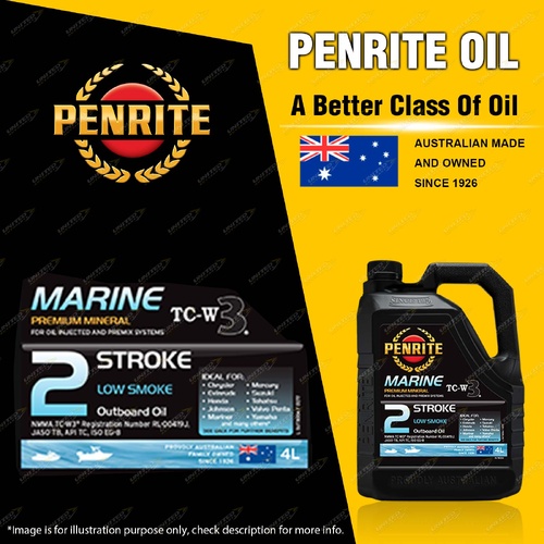 Penrite Semi Synthetic MARINE OUTBOARD 2 STROKE OIL Engine Oil 4L