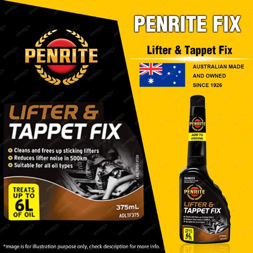 Penrite Lifter & Tappet Fix Oil Additive 375ml Treats 6 Liters - ADLTF375