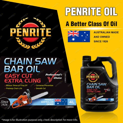 Penrite Chain Saw Bar Oil - 4 Litre specially formulated tacky lubricant