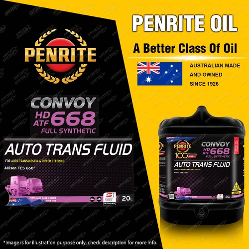 Penrite Full Synthetic Convoy HD ATF 668 Heavy Duty Auto Transmission Fluid 20L