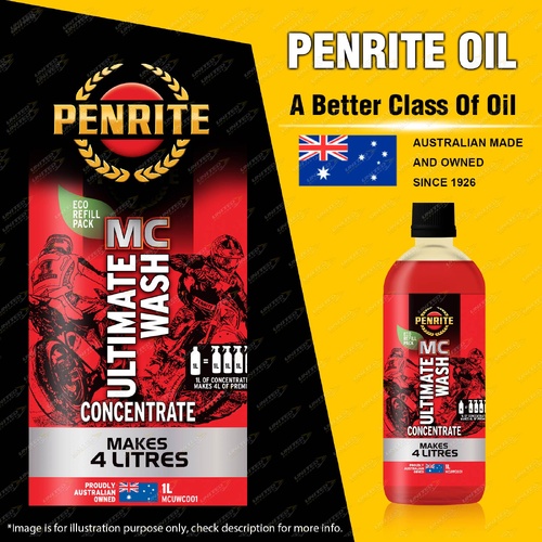 Penrite MC Ultimate Wash Concentrate Motorcycle Wash 1L Economical Refill Pack