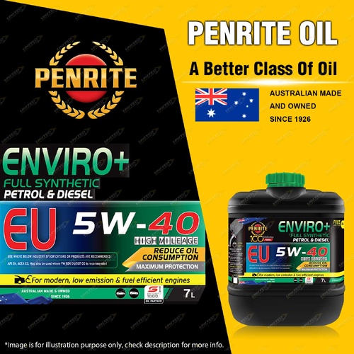 Penrite Full Synthetic Enviro+ EU SAE 5W-40 ACEA C3 Premium Engine Oil 7L