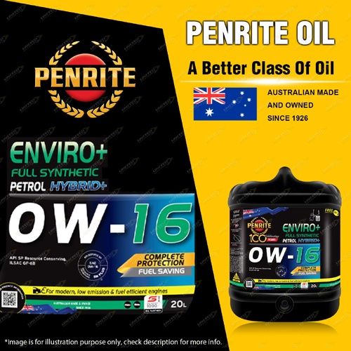 Penrite Full Synthetic Enviro+ Hybrid SAE 0W-16 Premium Engine Oil 20L