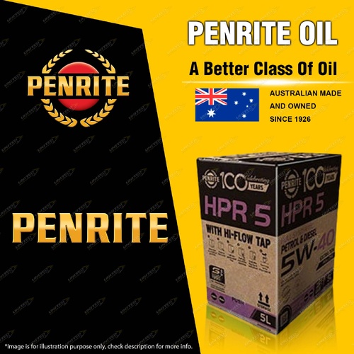 Penrite HPR 5 5W-40 Engine Oil Enviro Box for Peugeot 206 207 307 406 407 607