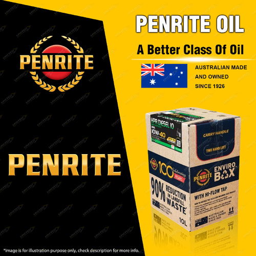 Penrite HPR Diesel 10 10W-40 Engine Oil Enviro Box 10L - Extra Ten Technology