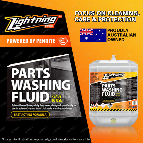 Penrite Lightning Parts Washing Fluid 20L Dissolves Grease and Oil from Surface