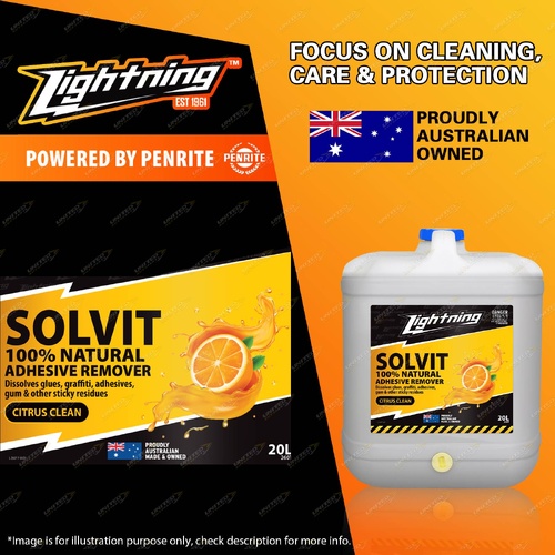 Lightning Powerful Natural Solvit Citrus Cleaner 20L Dissolve Glue Wax Sap & Gum