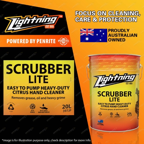Lightning Scrubber Lite Easy to Pump Heavy Duty Citrus Hand Cleaner 20L