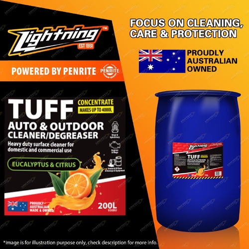 Lightning Tuff Concentrated Auto & Outdoor Cleaner / Degreaser 200L