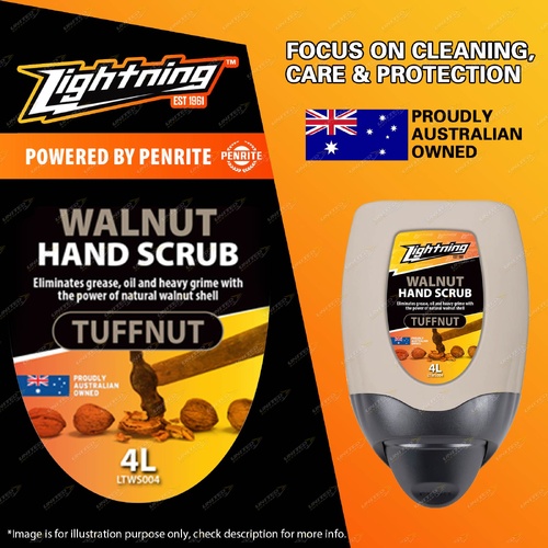 Lightning Walnut Hand Scrub 4L All Natural Abrasives With No Harsh Solvents