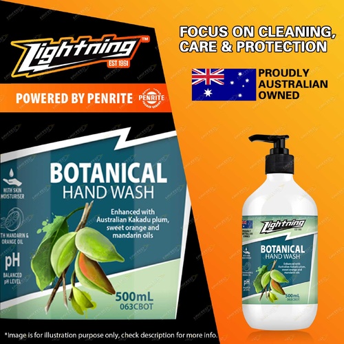 Penrite Lightning Botanical Liquid Hand Soap for Wall Top-Fill Dispensers 500ml