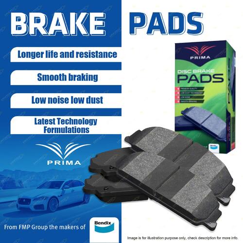4pcs Prima Rear Disc Brake Pads for Audi A6 C6 4F2 2.0 TDI 125KW FWD Sedan