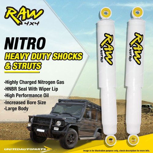 Pair Rear Raw 4x4 Nitro Shock Absorbers Standard for TOYOTA HILUX LN RN 105 106