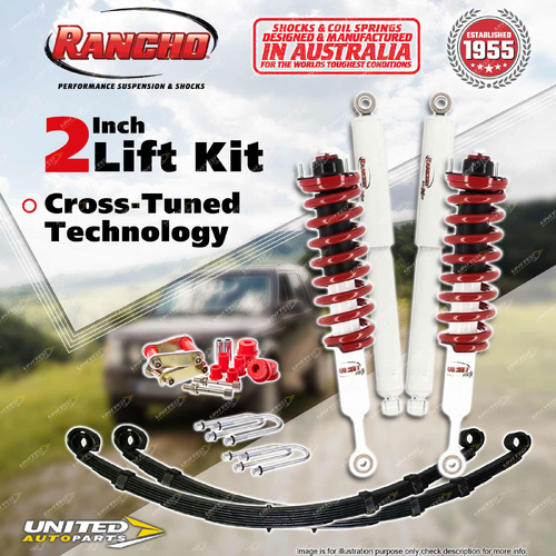 50mm Lift Kit Rancho Complete Struts Shocks Coil for Ford Ranger PX PXII 11-18