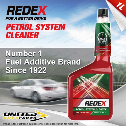 Redex Petrol System Cleaner 1L Cleans Harmful Deposits Improves engine life
