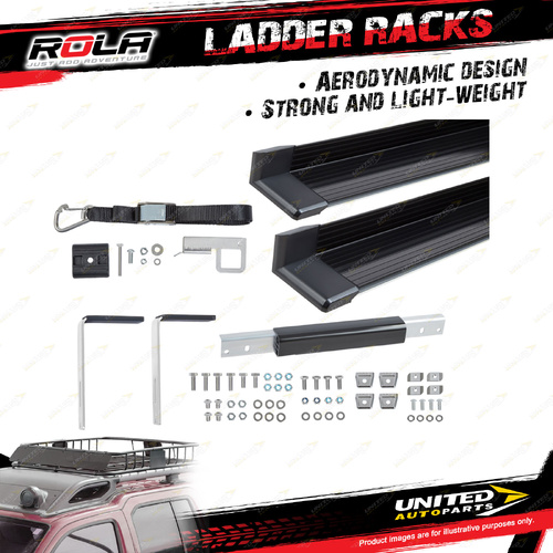 Rola Ladder Racks Extension Ladder Rack 3m with Roller for Roof Rack