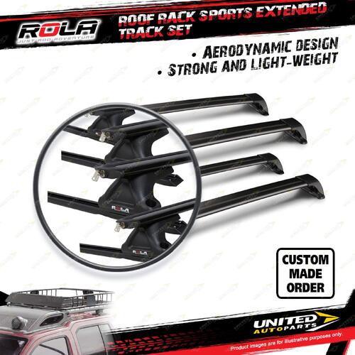 4 x Rola Sports Extended Roof Rack Bars for Volkswagen Caravelle Transporter IV