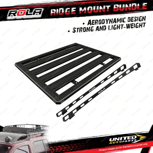Rola Ridge Mount Bundle After Market Tracks for Ford Ranger PX 4D Ute 2011-2022