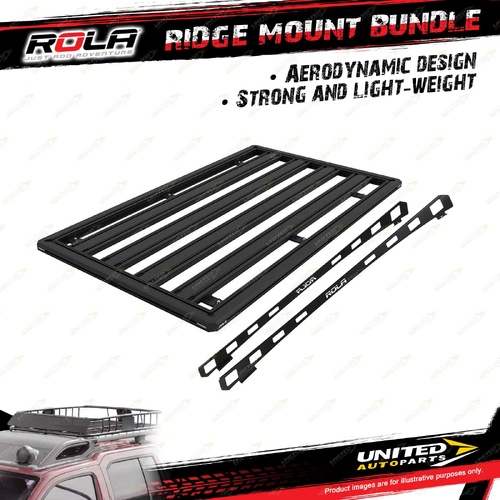 Rola Roof Rack Accessory Ridge Mount Bundle for Ineos Grenadier 5D SUV 2022-On