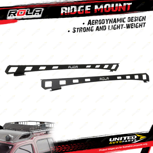 Rola Roof Rack Accessory Ridge Mounts - Durable for GWM Tank 500 12/2023-On