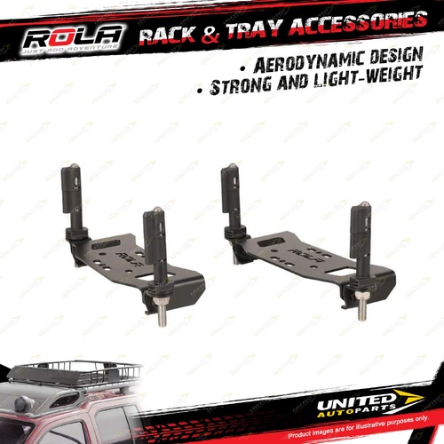 Rola Flat Mount Recovery Track Holder - Roof Rack Accessory 29 x 12 x 6cm