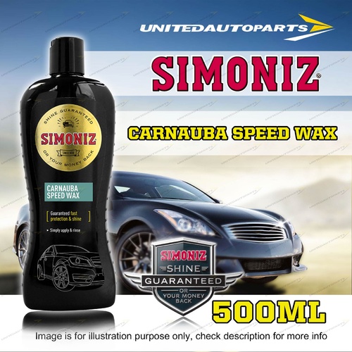 Simoniz Carnauba Speed Wax 500ML Guaranteed to protect and shine Fast acting