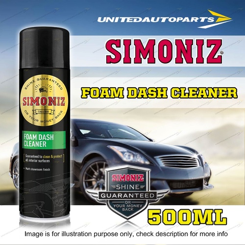 Simoniz Foaming Dashboard Cleaner 500ML Deep Cleaning Foam Action Formula
