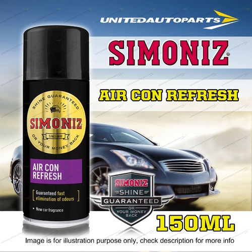 Simoniz Air Conditioner Refresh 150ML Guaranteed fast elimination of odours