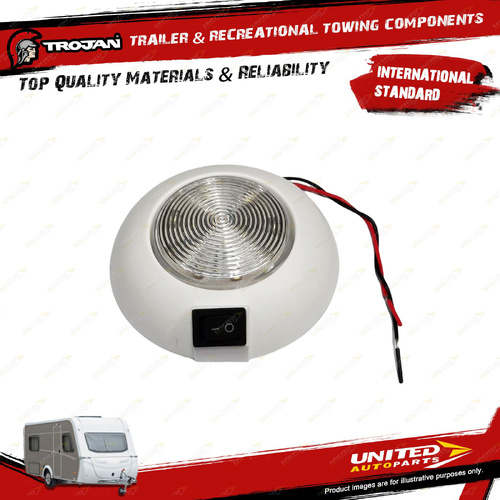 Trojan Trailer Electrical Light Led Sur Mt White Cab 12V for Vehicle Accessories