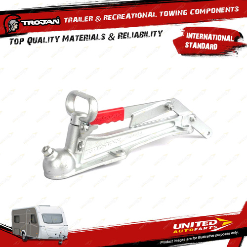 Trojan Braked Coupling 3500Kg 50mm Galvanized for Trailer Caravan Parts