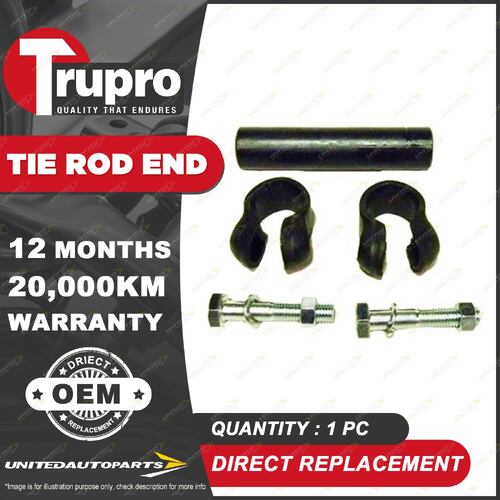 1x Trupro RH Inner Tie Rod End for Jeep Wrangler TJ 4.0L 130KW Convertible 96-07