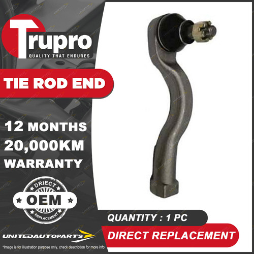 1 Pc Trupro RH Tie Rod End for Mitsubishi Pajero NX V98W 3.2L 141KW 2016-2021