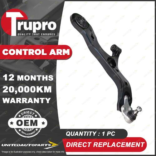 1x Trupro Front Lower RH Control Arm for Toyota Corolla ZRE 152R 153R 182R Auris