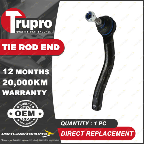 1 Pc Trupro LH Tie Rod End for Nissan Dualis Qashqai J10 X-Trail T31 2007-2016