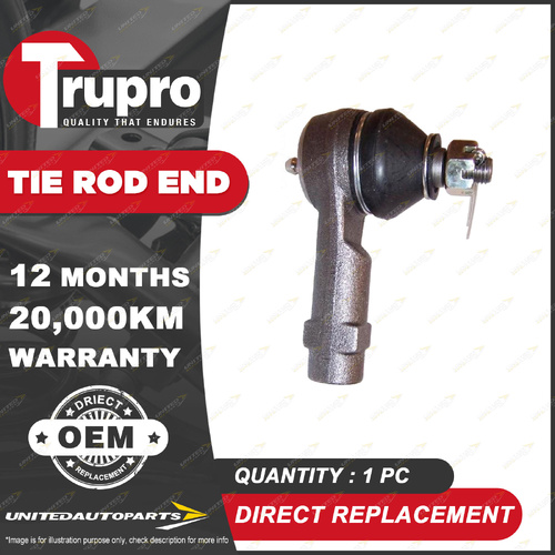 1x Trupro RH Tie Rod End for Mitsubishi FTO GP GR GS GX Libero GT MW RVR 92-02