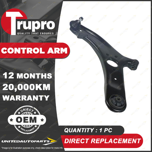 1 Pc Trupro Front Lower Left Control Arm for Hyundai Accent RB Hatch Sedan 11-19
