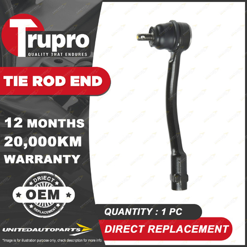 1 Pc Trupro Right Tie Rod End for Kia Rio UB Hatchback Sedan 1.4L 1.6L 11-17
