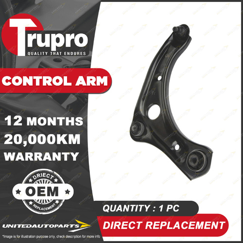 1x Trupro Front Lower Right Control Arm for Nissan Almera Latio March Note 10-22