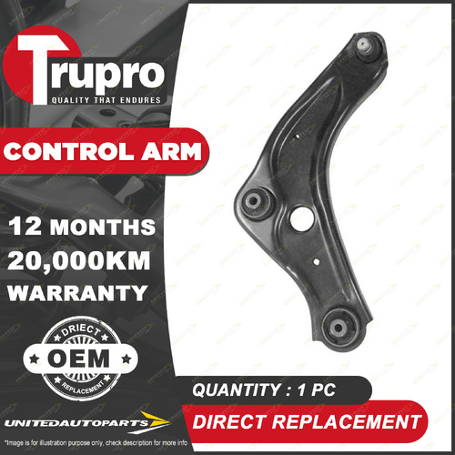 1 Pc Trupro Front Lower RH Control Arm for Nissan Qashqai J11 SUV 1.6 2.0L 14-22