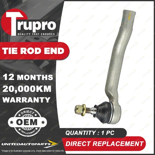 1 Pc Trupro Left Tie Rod End for Nissan March K13 Hatchback 1.2L 1.5L 2010-2022