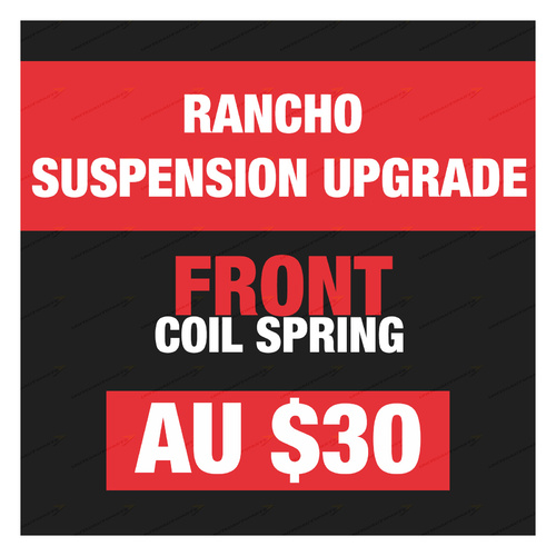 Upgrade to Front Heavy Duty Rancho Coil Springs - Purchase with Rancho
