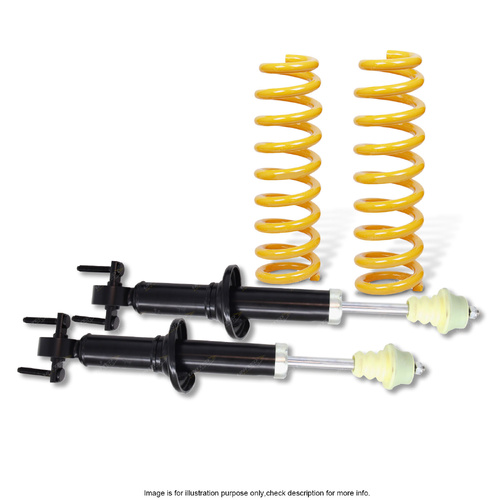 Front Shocks Raised 50-100KG King Coil Springs for Ford Ranger PY 4Cyl Diesel