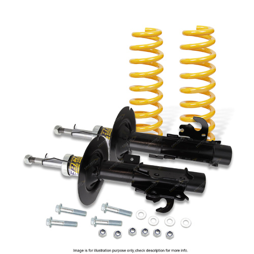 Front Shock Absorber Raised King Springs for Holden Commodore VF Sedan Wagon Ute