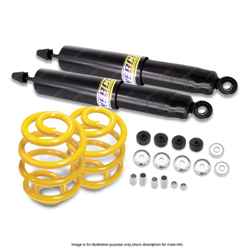 Rear HD Shock Absorbers Super Low King Springs for HOLDEN COMMODORE UTE VG VR VS